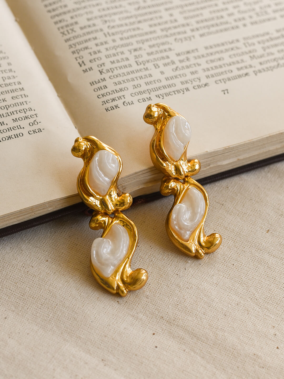 Macaron Coloured Glaze Earrings