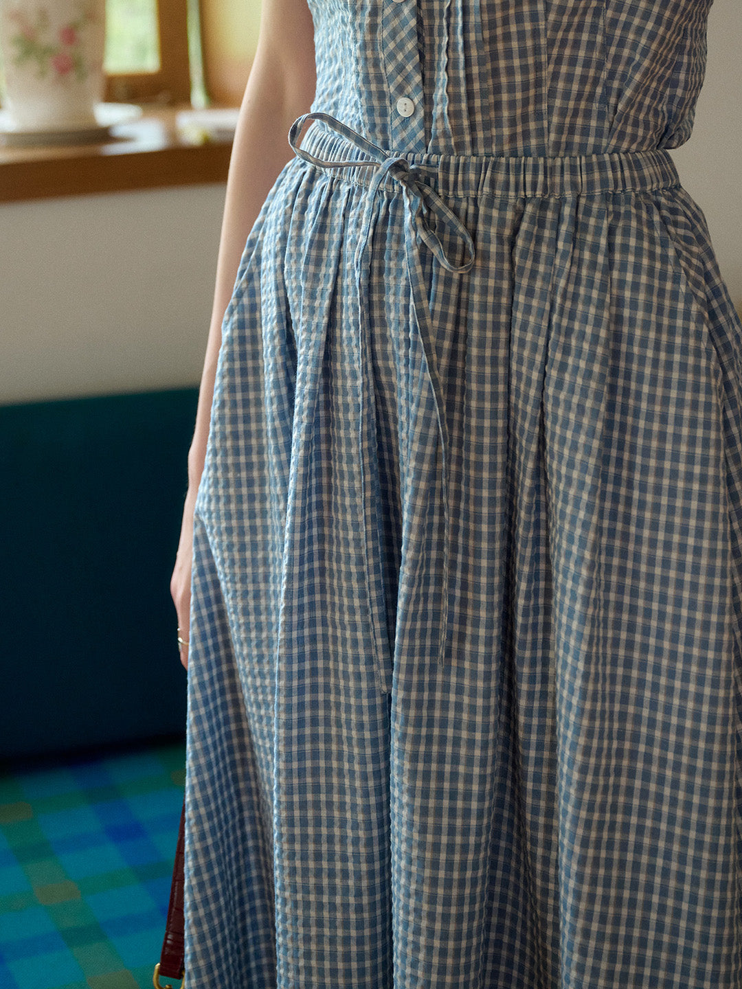Raye A-Line Plaid Cotton Skirt