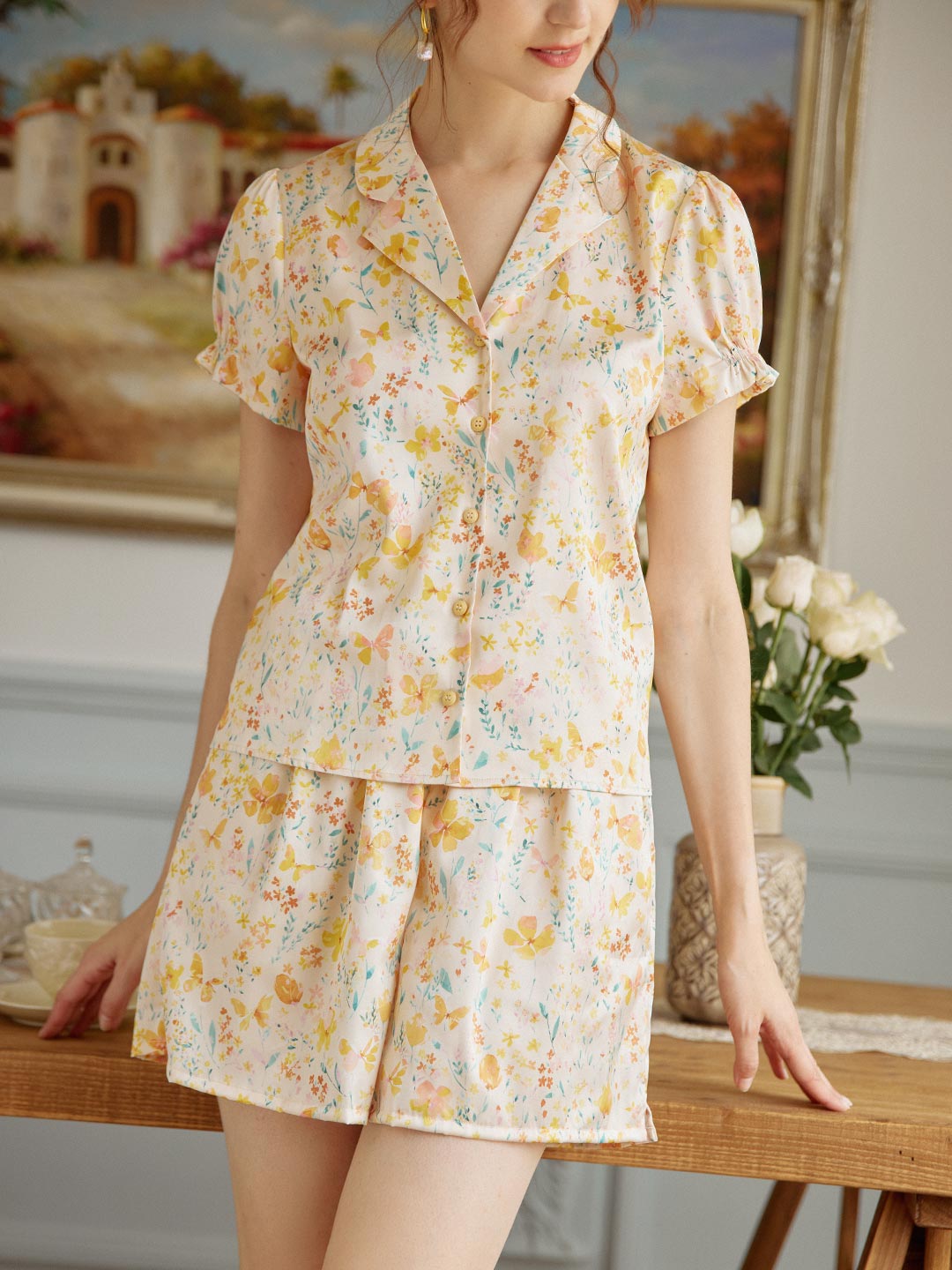 Annie Butterfly Printed Pajama Bottom